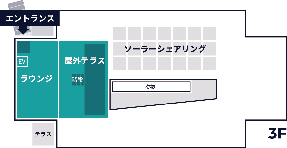 3Fフロアマップ